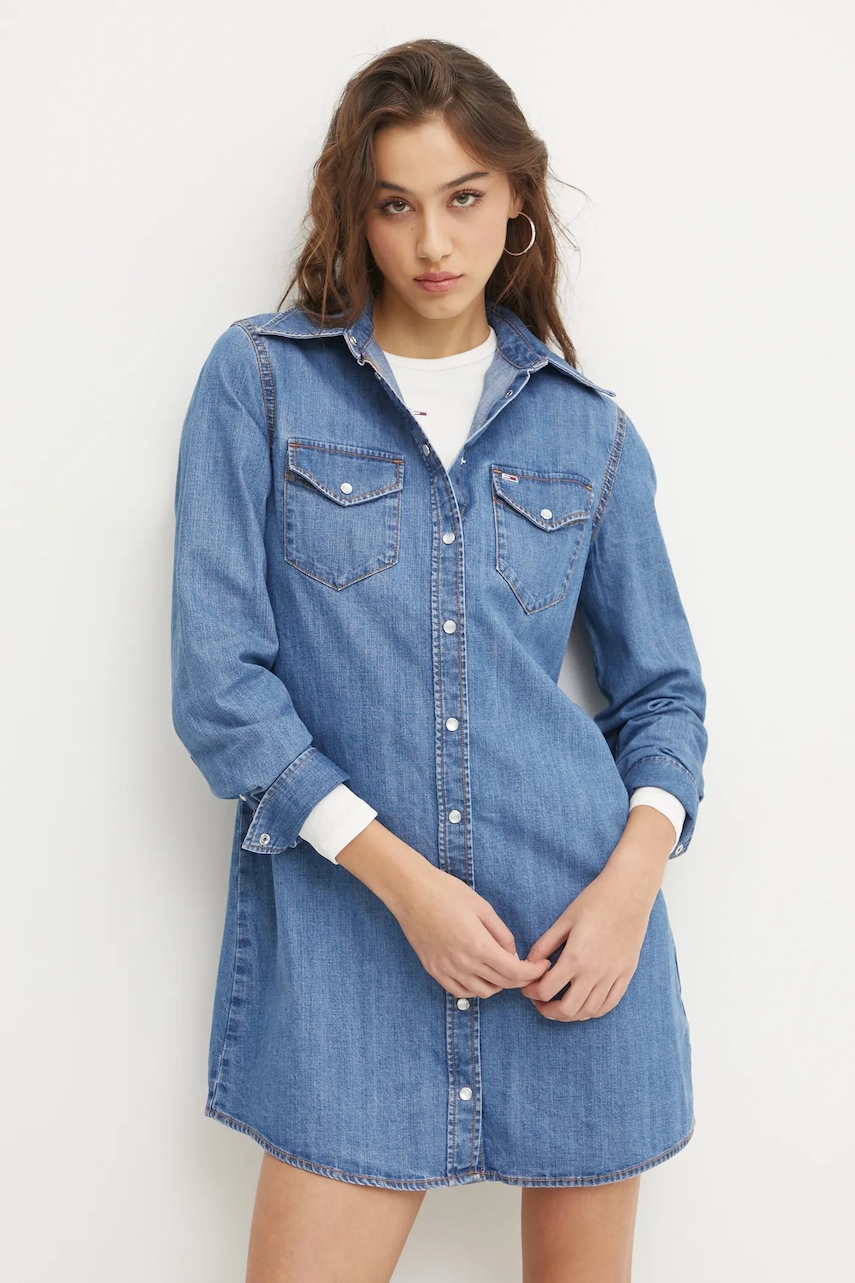 Tommy Jeans rochie din denim mini