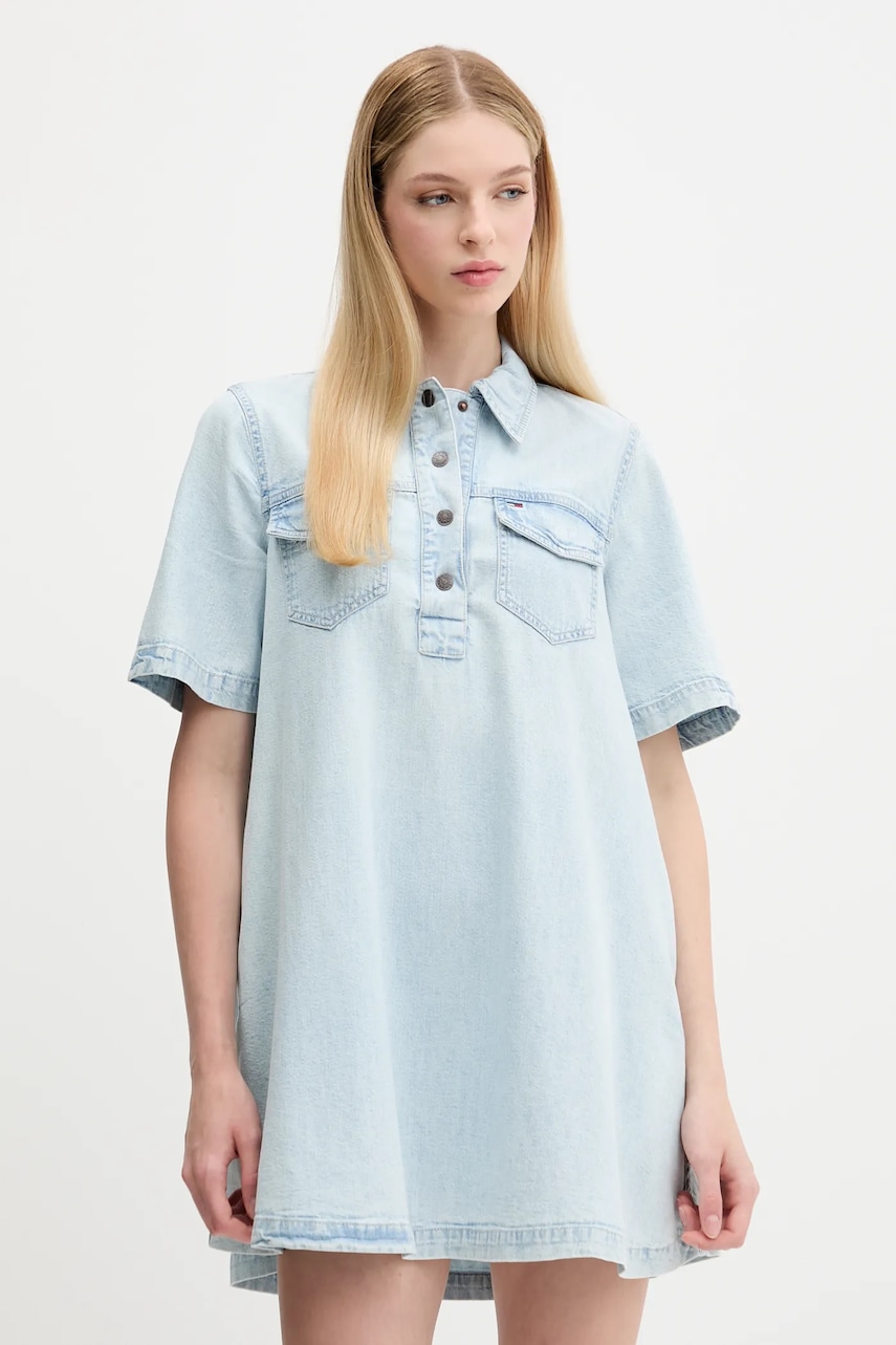 Tommy Jeans rochie jeans mini