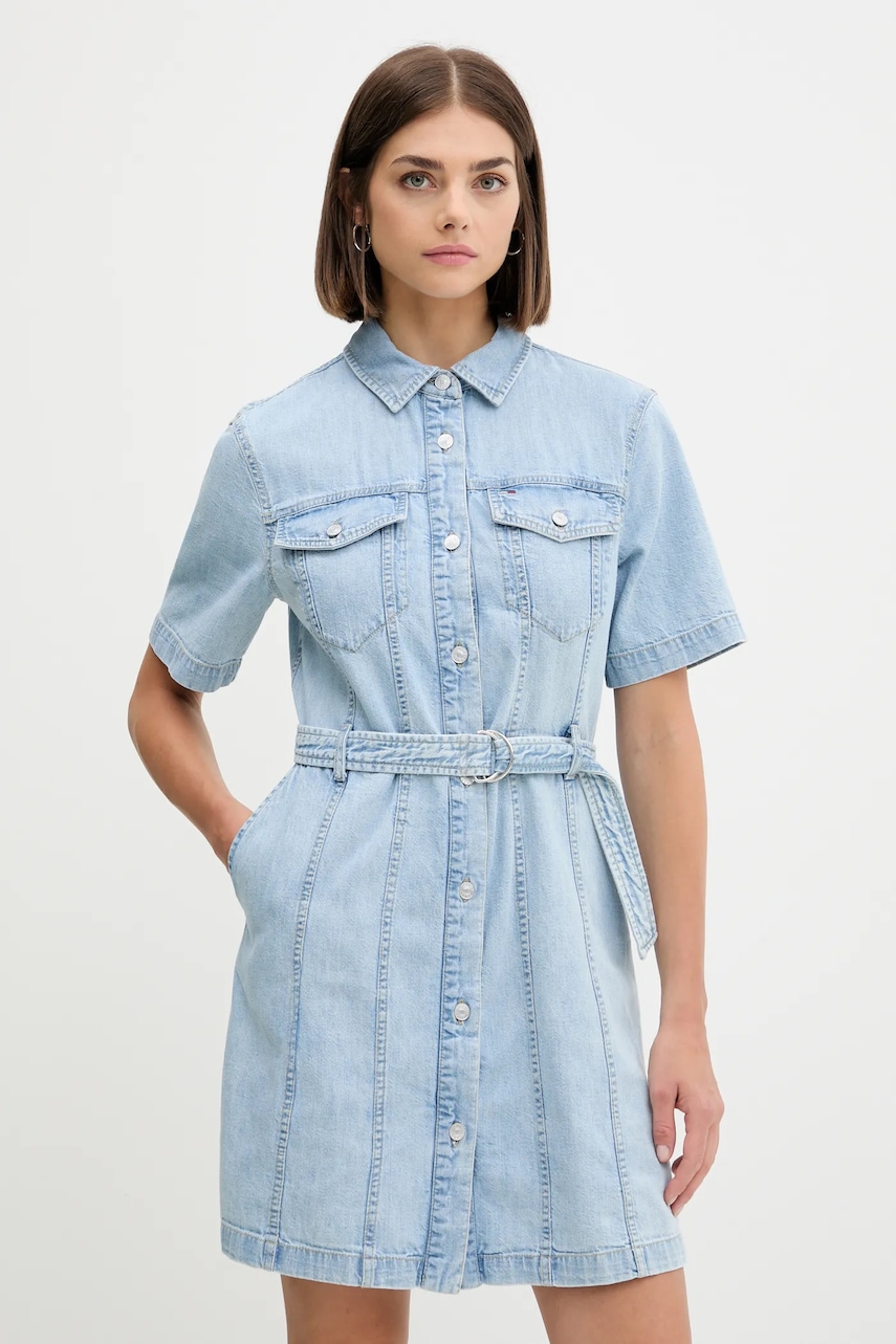 Tommy Jeans rochie jeans mini