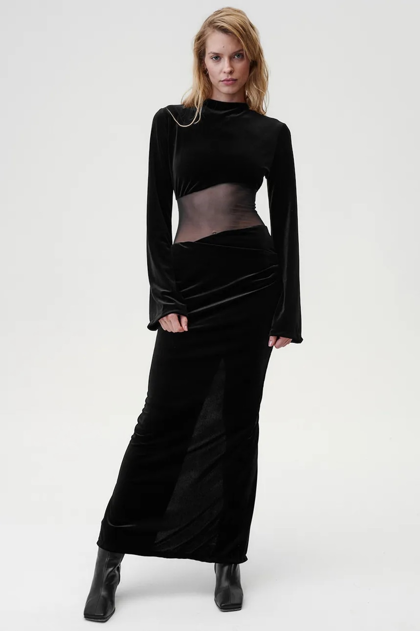 Undress Code rochie Miss Me Dress culoarea negru