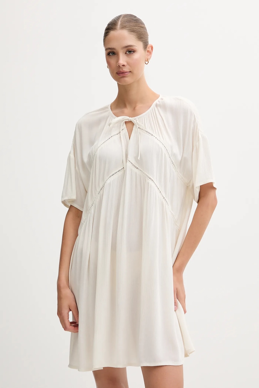 United Colors of Benetton rochie culoarea bej