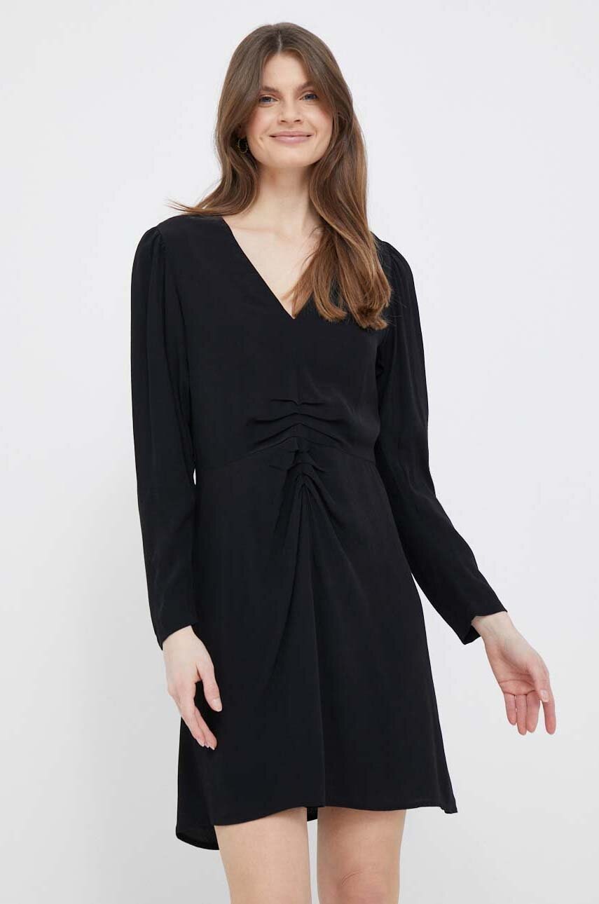 United Colors of Benetton rochie culoarea negru