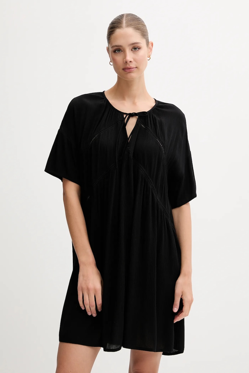 United Colors of Benetton rochie culoarea negru