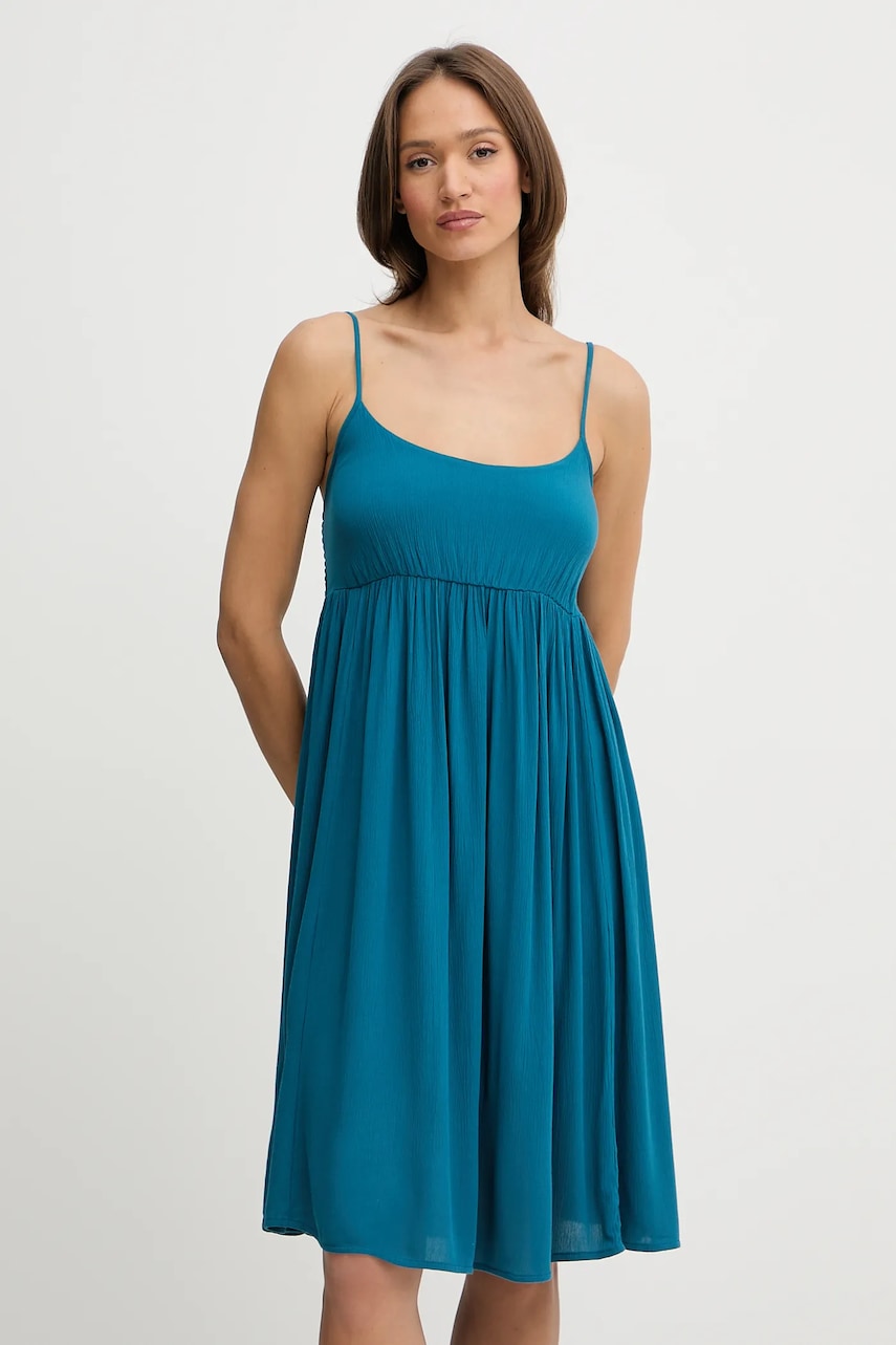 United Colors of Benetton rochie culoarea turcoaz