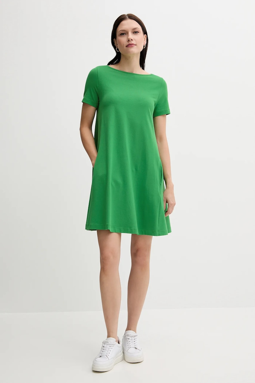 United Colors of Benetton rochie culoarea verde