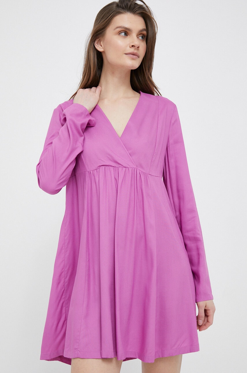 United Colors of Benetton rochie culoarea violet