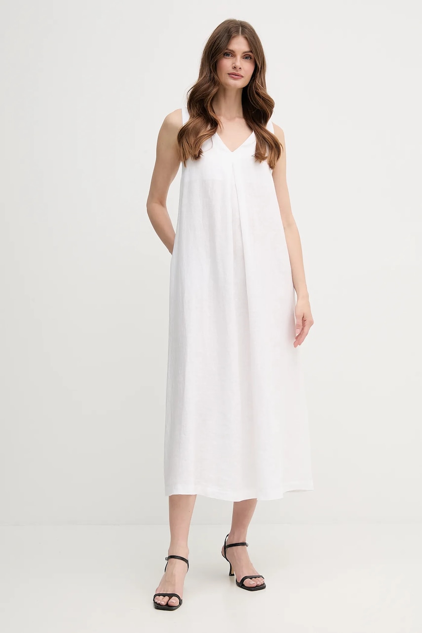 United Colors of Benetton rochie din in culoarea roz