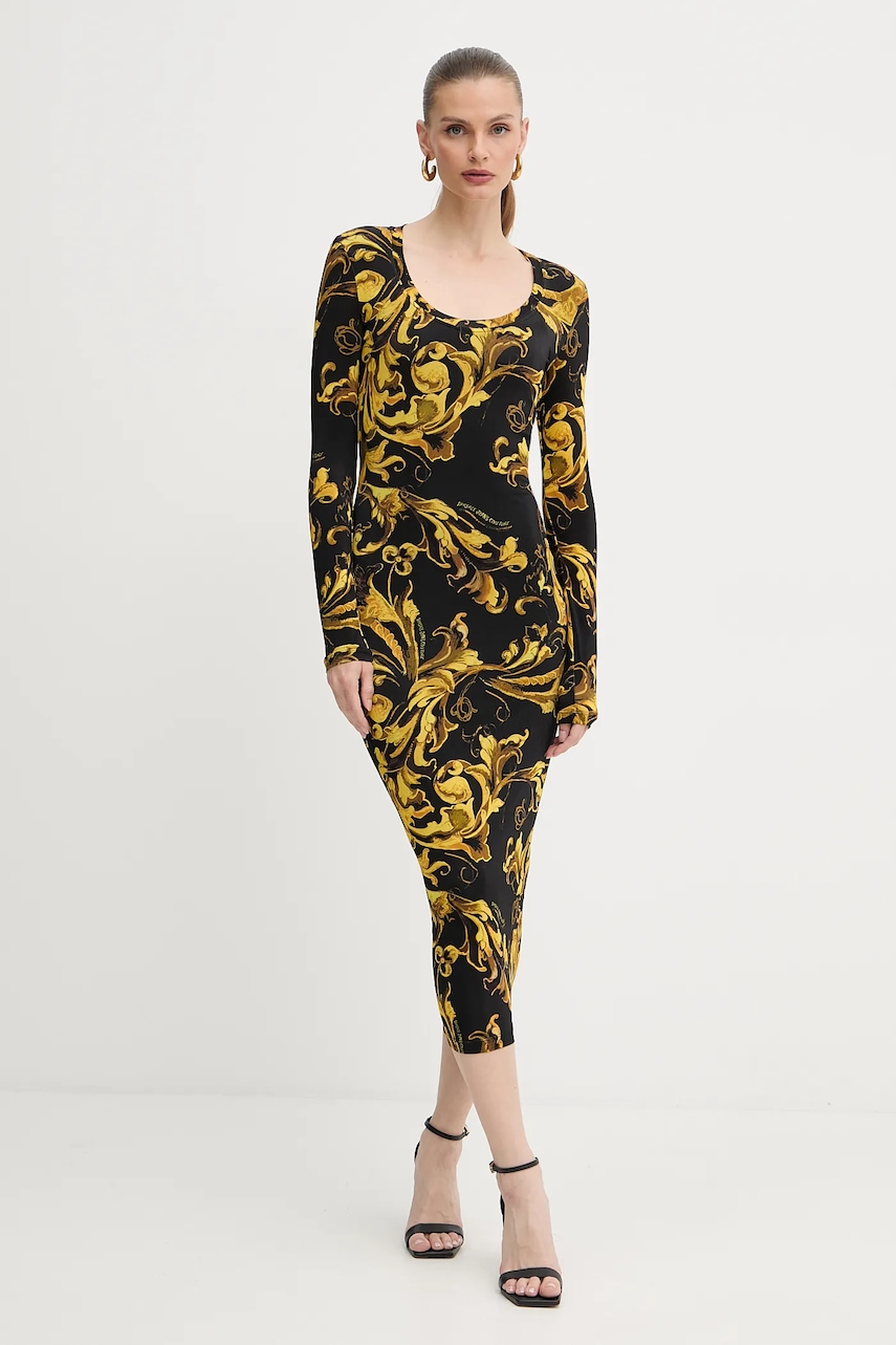Versace Jeans Couture rochie culoarea negru