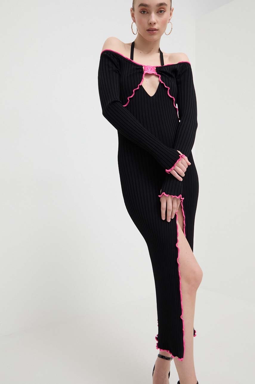 Versace Jeans Couture rochie culoarea negru