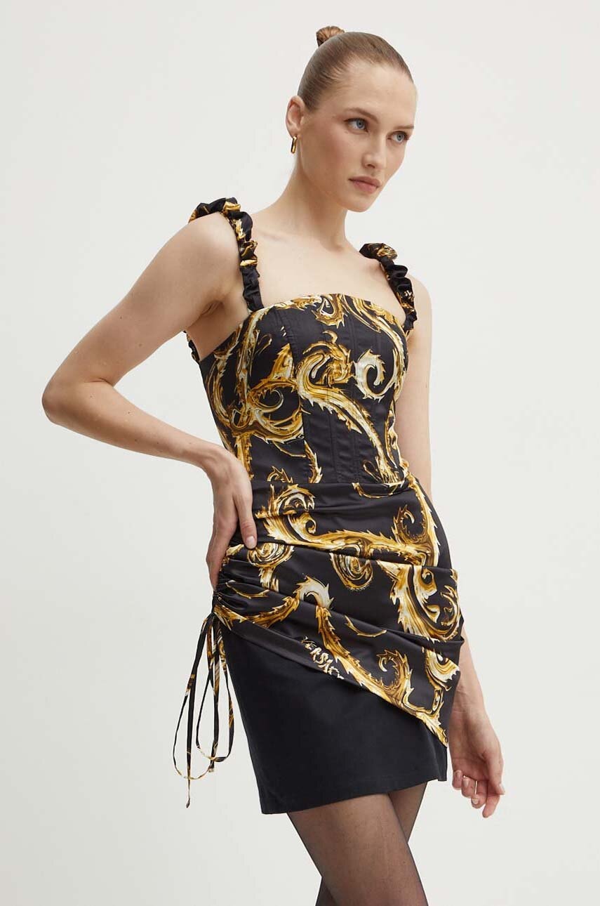 Versace Jeans Couture rochie culoarea negru
