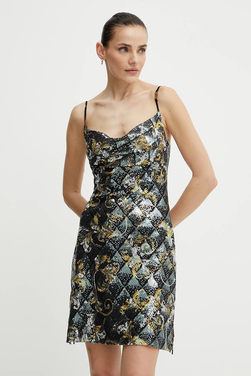 Versace Jeans Couture rochie culoarea negru