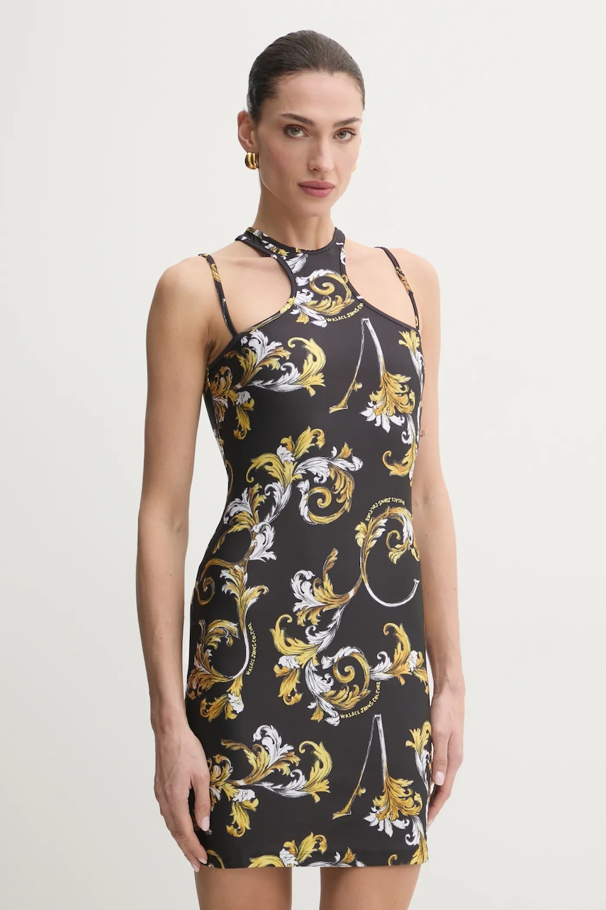 Versace Jeans Couture rochie culoarea negru