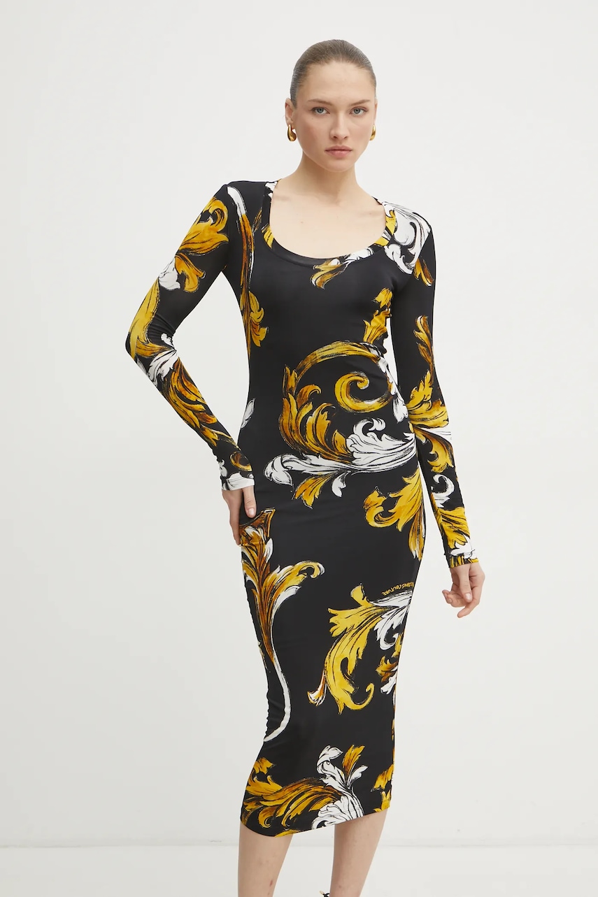 Versace Jeans Couture rochie culoarea negru