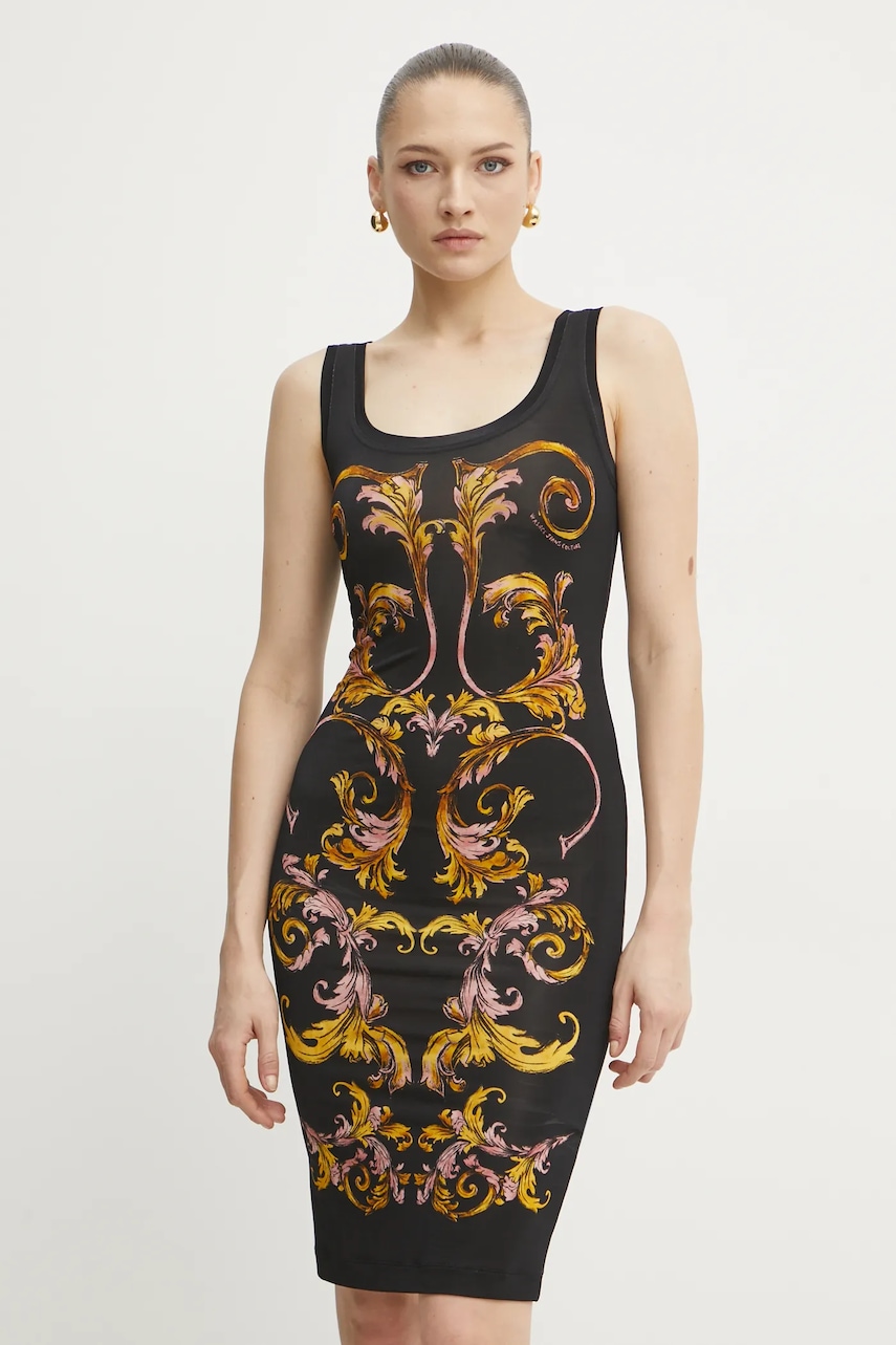 Versace Jeans Couture rochie culoarea negru