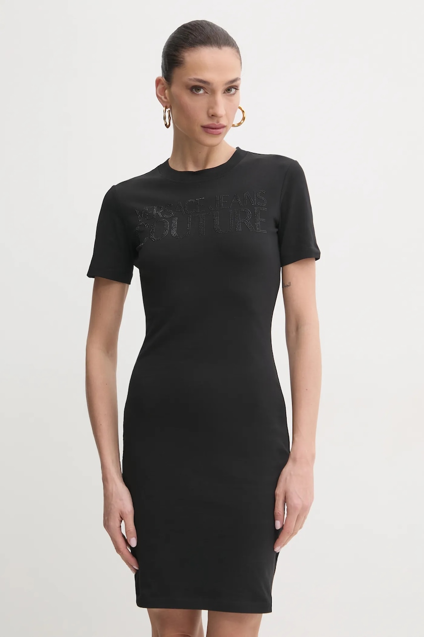Versace Jeans Couture rochie culoarea negru