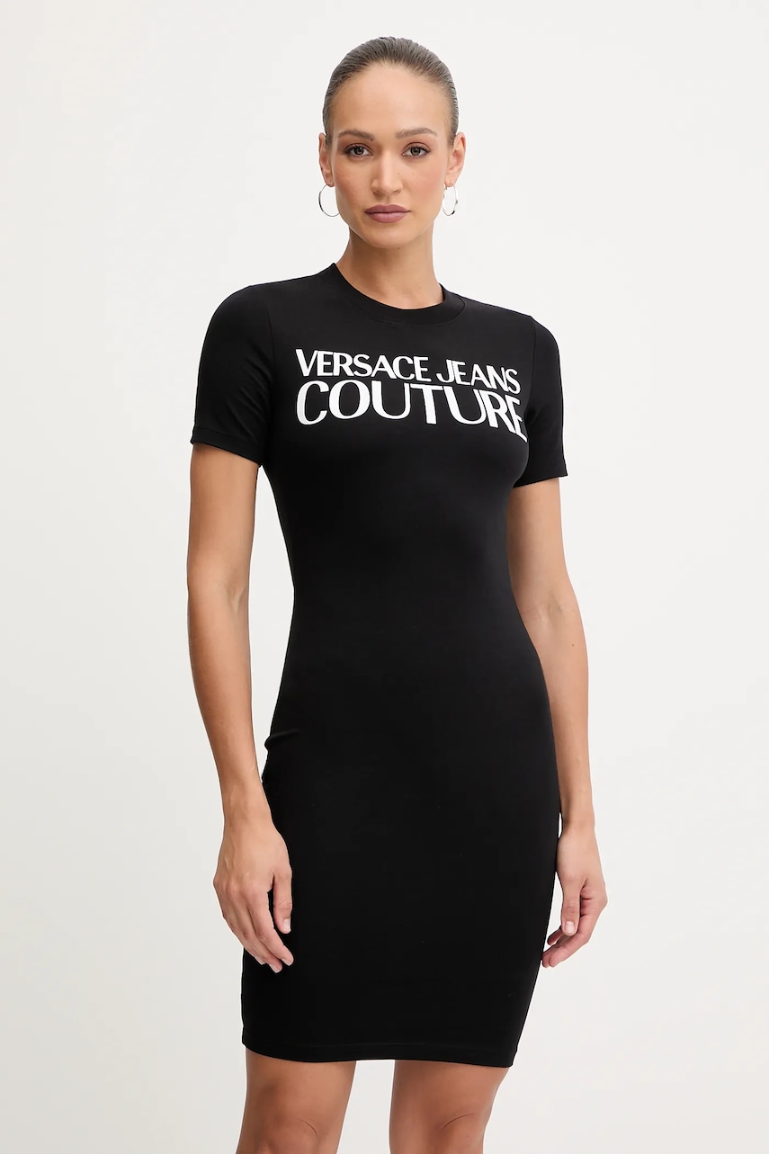 Versace Jeans Couture rochie culoarea negru