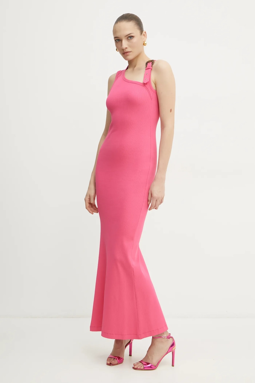 Versace Jeans Couture rochie culoarea roz