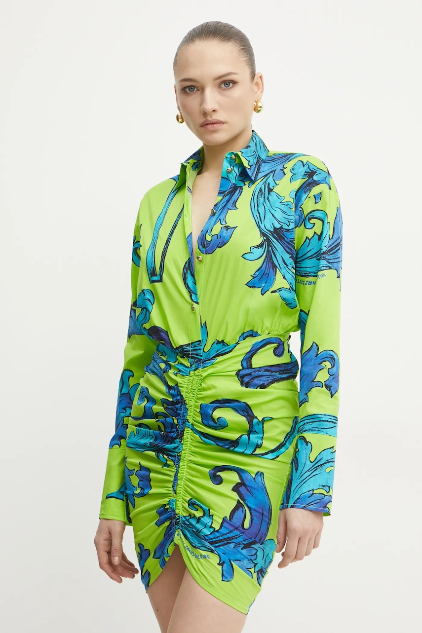 Versace Jeans Couture rochie culoarea verde