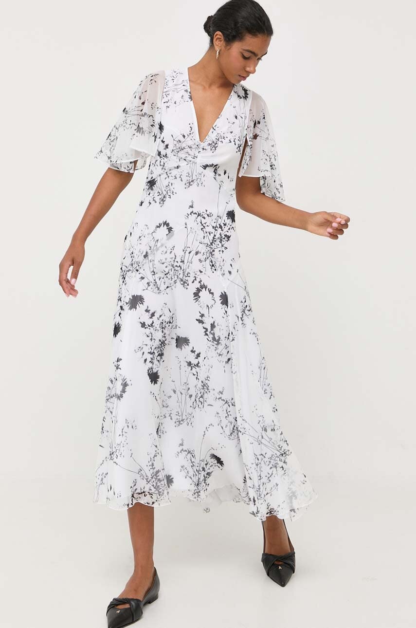 Victoria Beckham rochie culoarea alb