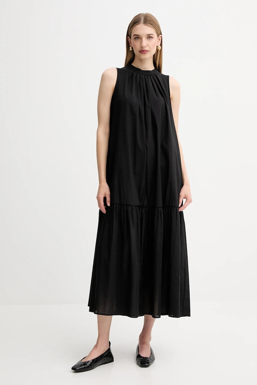 Weekend Max Mara rochie YANG culoarea negru