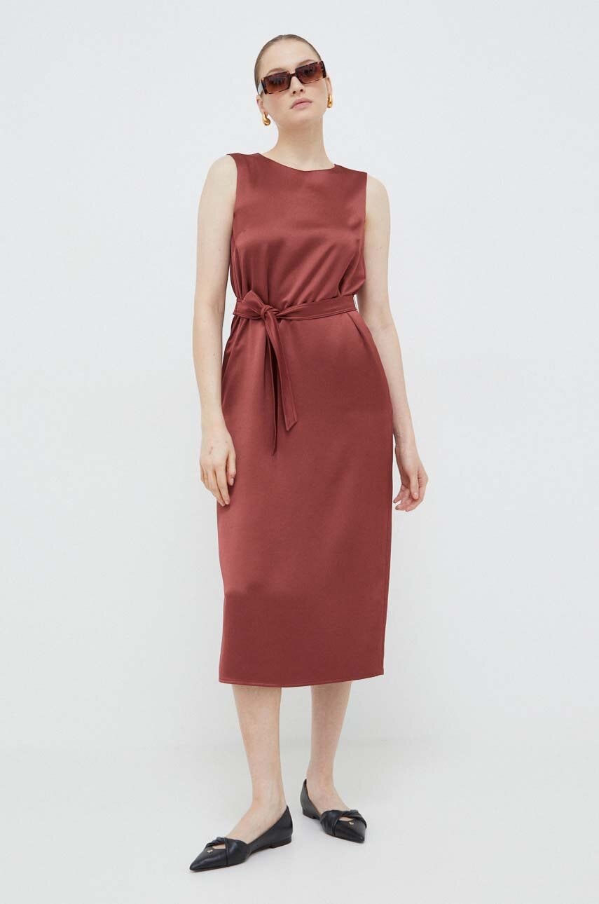 Weekend Max Mara rochie culoarea roșu