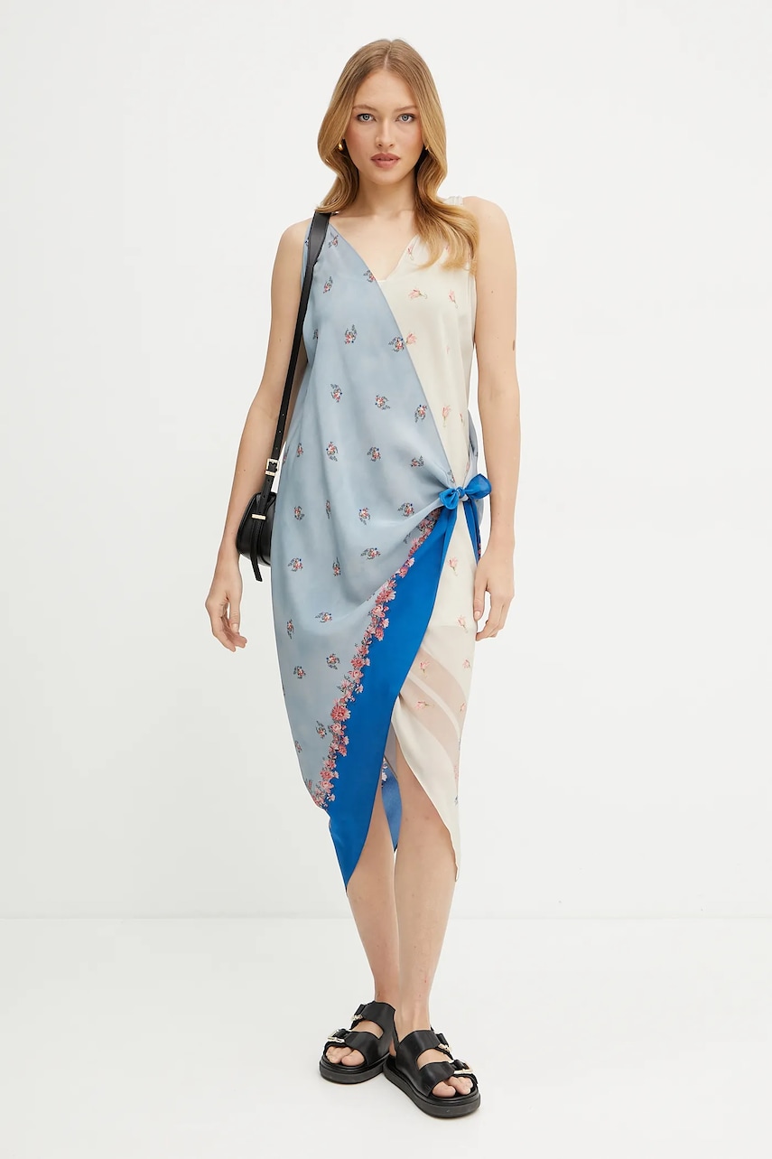 Weekend Max Mara rochie de mătase midi