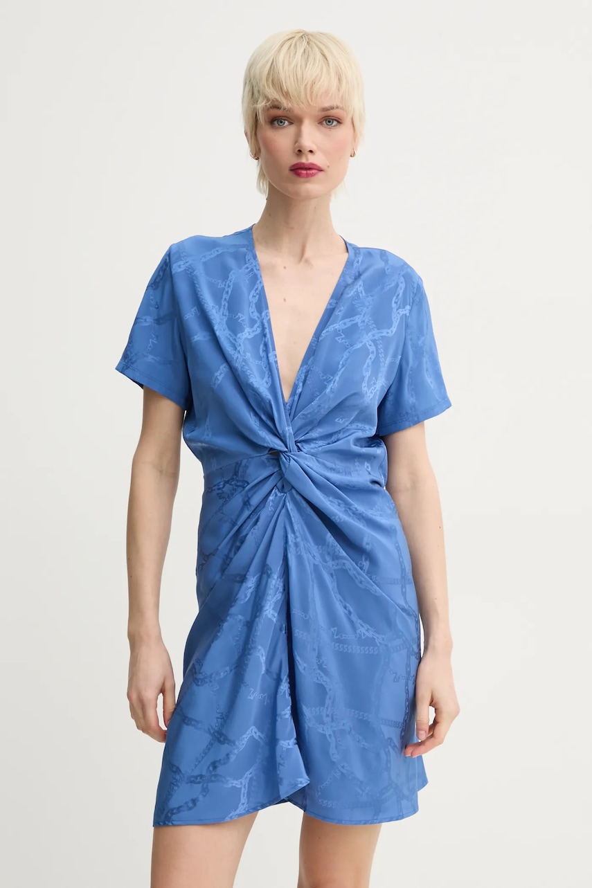 ZADIG&VOLTAIRE rochie de matase culoarea violet