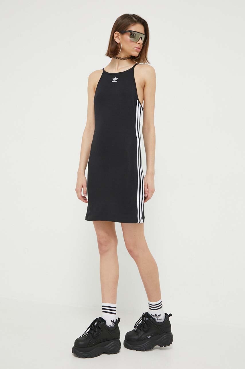 adidas Originals rochie culoarea negru
