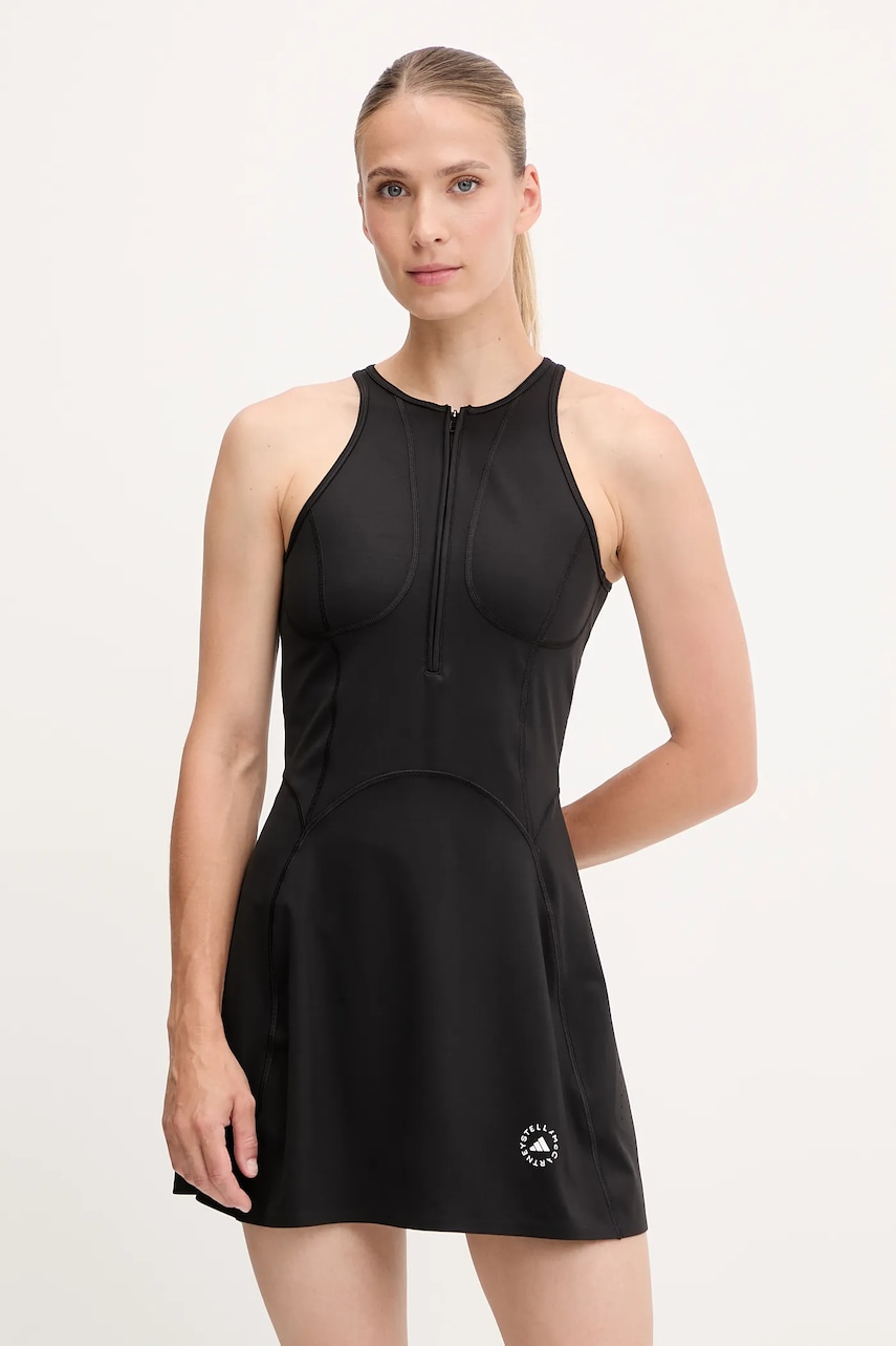 adidas by Stella McCartney rochie sport TruePurpose culoarea negru
