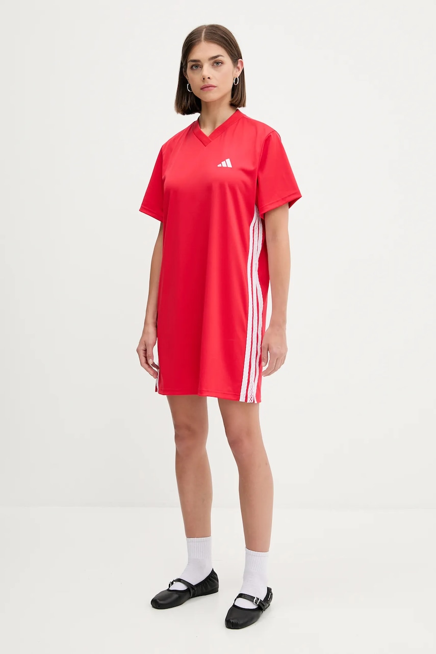 adidas rochie culoarea roșu
