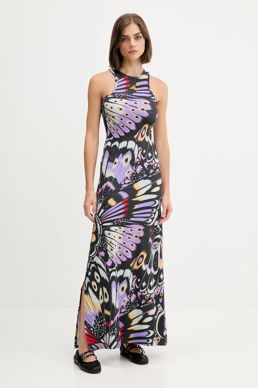 adidas rochie x Farm Rio culoarea negru