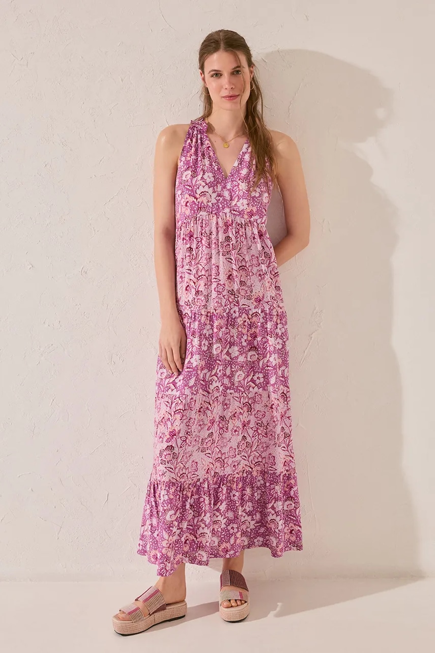 women'secret rochie culoarea violet