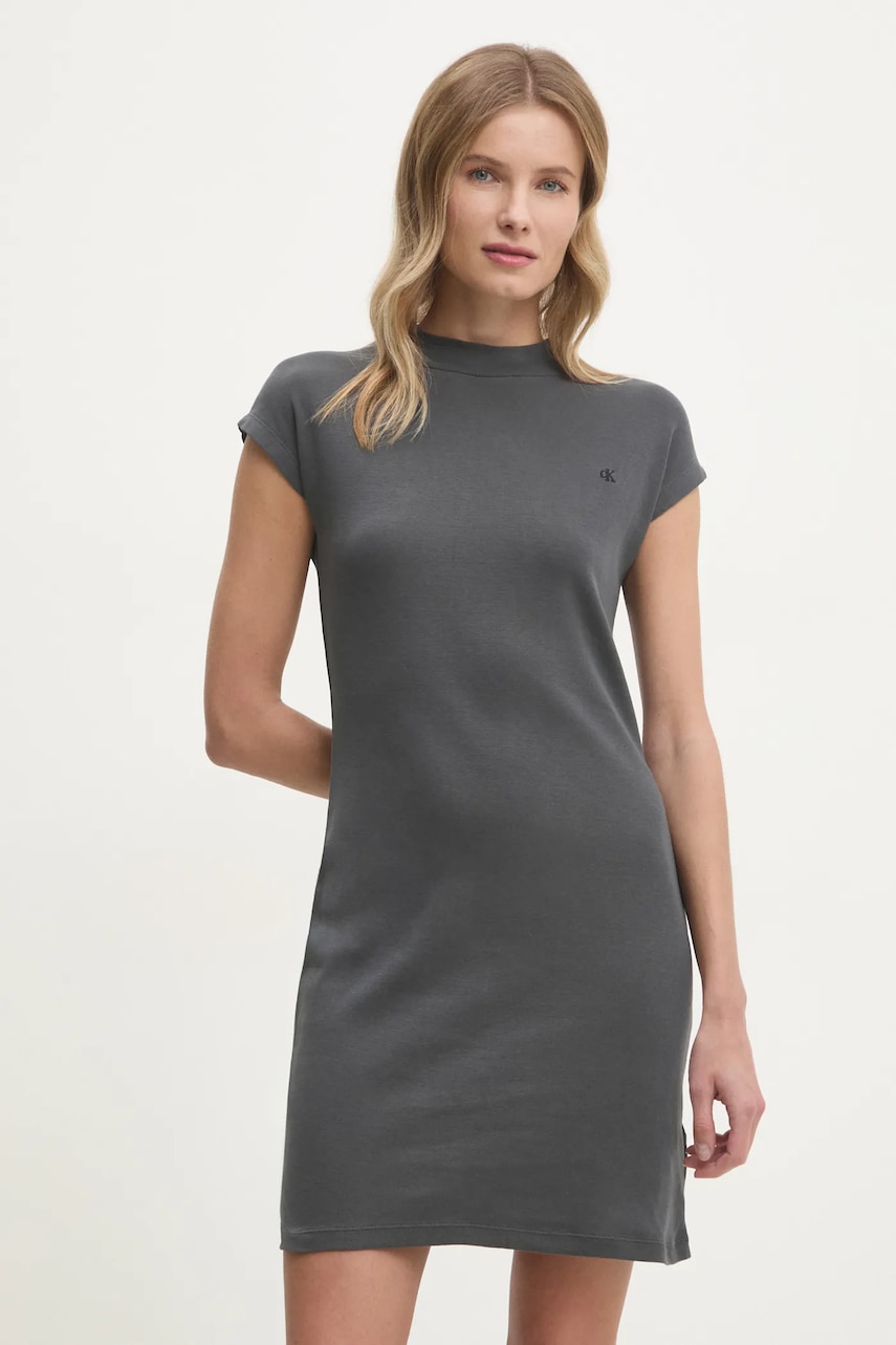 Calvin Klein Jeans rochie din bumbac
