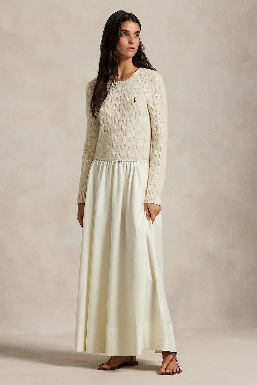 Polo Ralph Lauren rochie cu lână