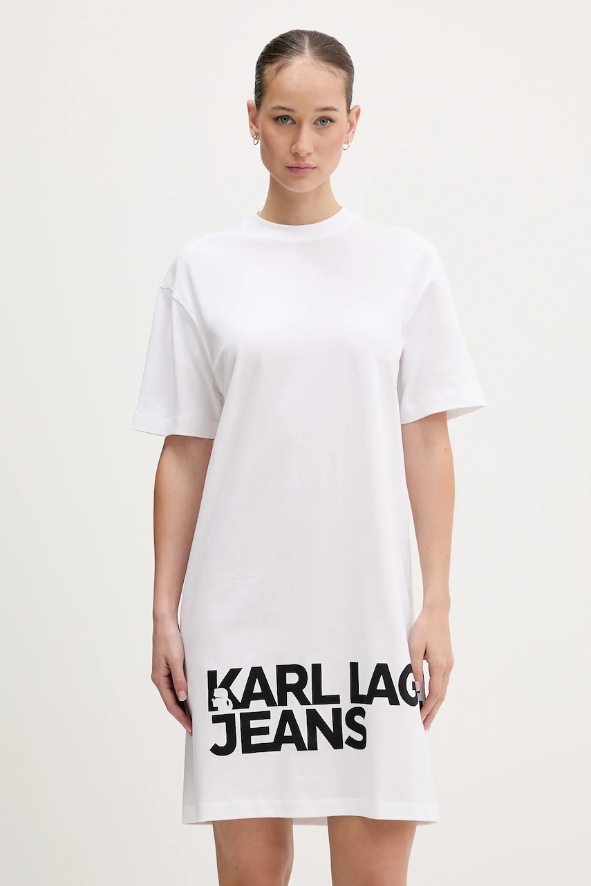 Karl Lagerfeld Jeans rochie din bumbac