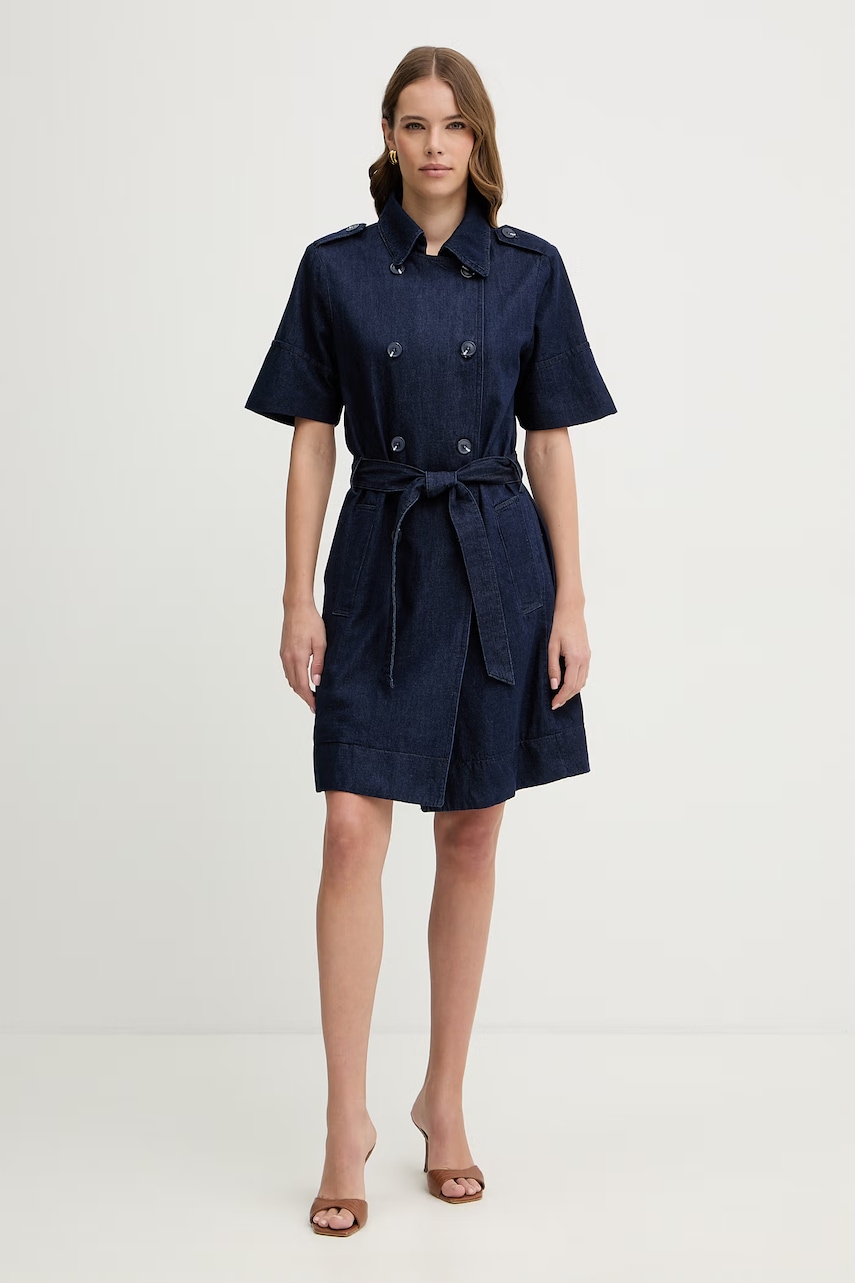 Silvian Heach rochie din denim PYTE