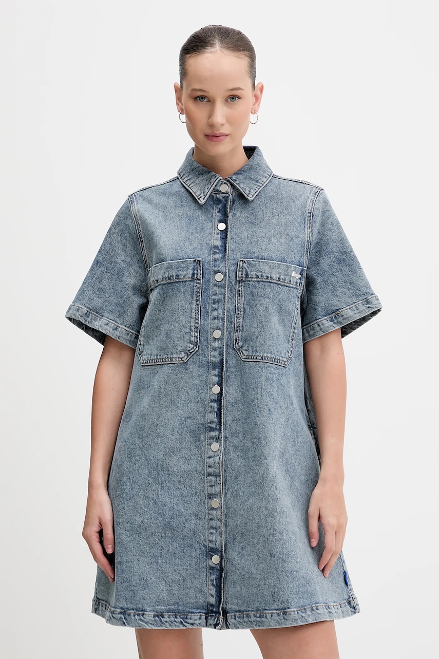 Hugo Blue rochie jeans Gandira_B