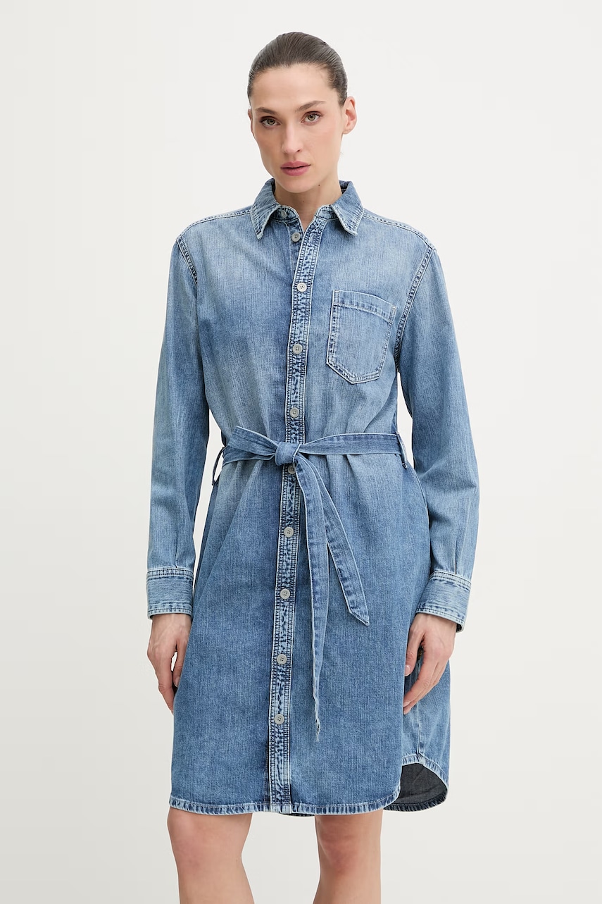 G-Star Rochie tip cămașă din denim Shirt Belt