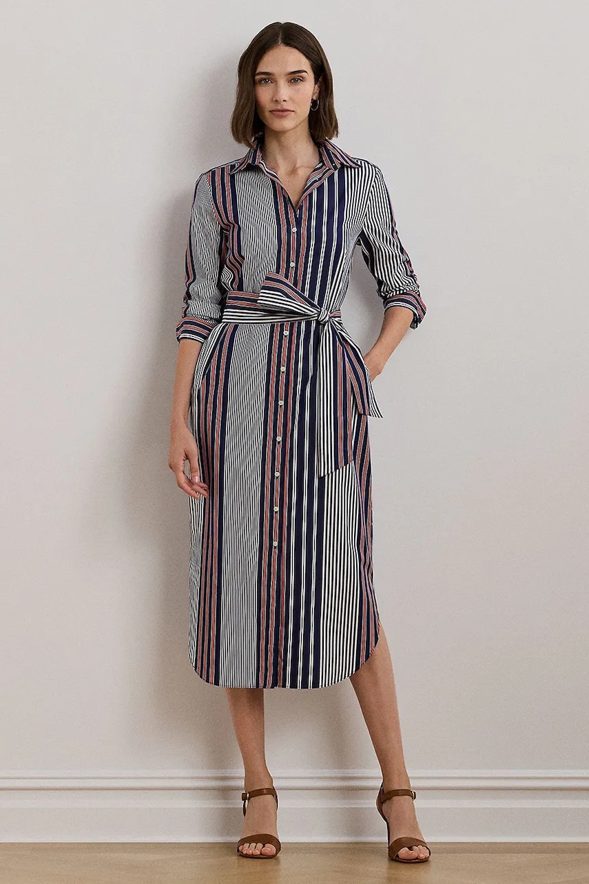 Lauren Ralph Lauren rochie din bumbac