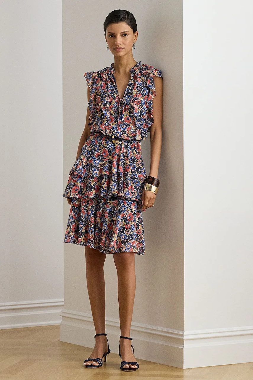Lauren Ralph Lauren rochie de vară din bumbac