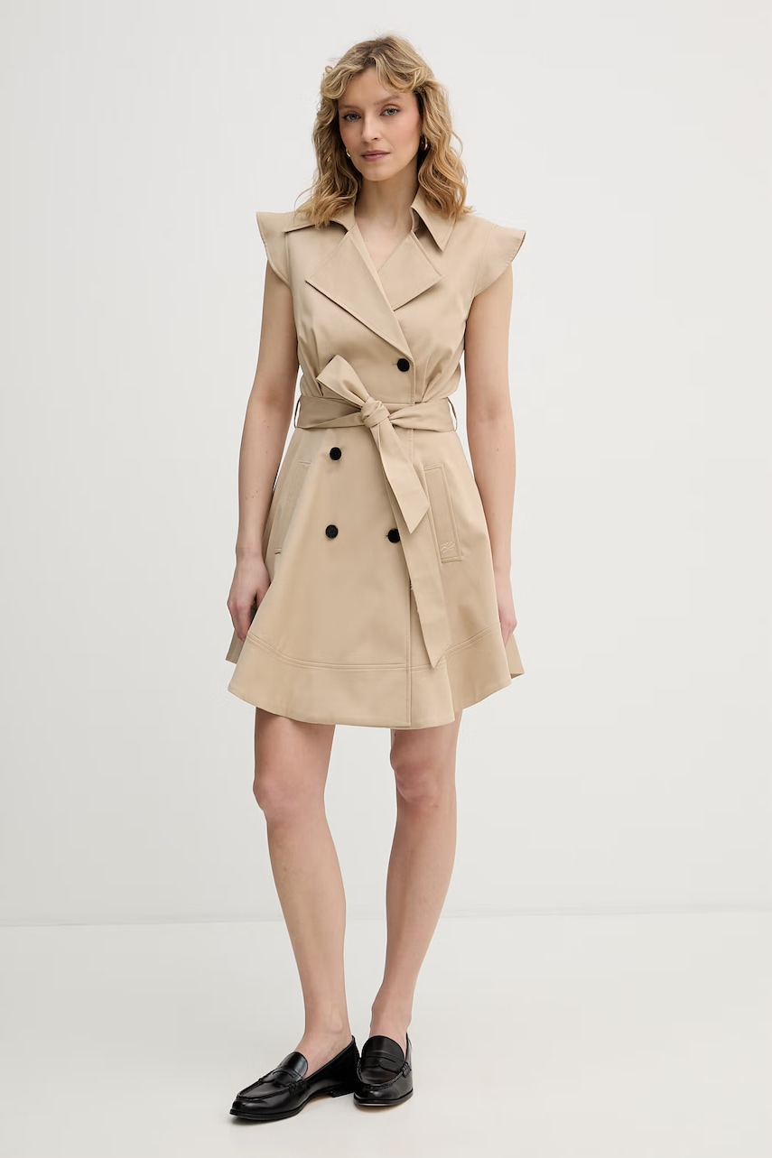 Karl Lagerfeld rochie evazată