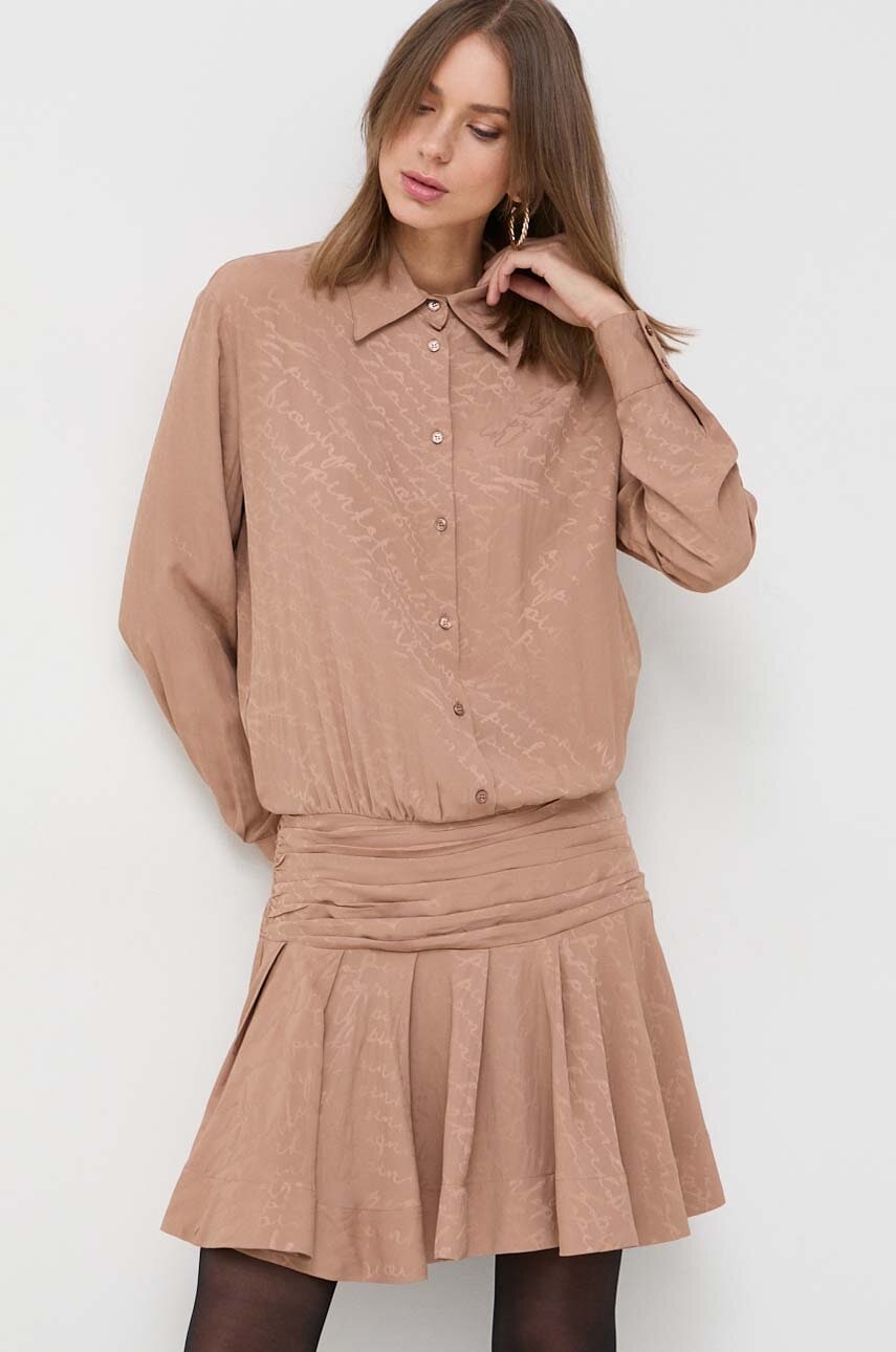 Pinko rochie din amestec de matase