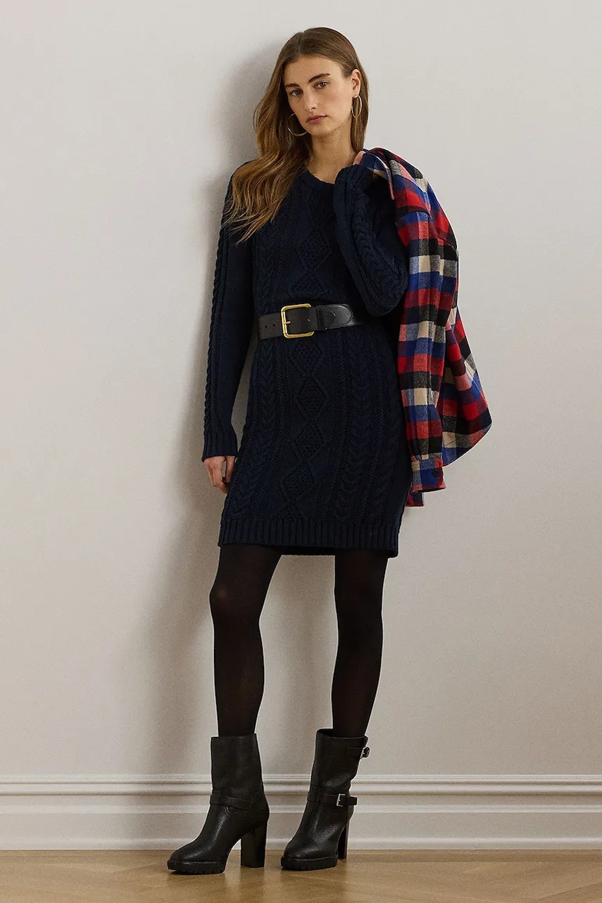 Lauren Ralph Lauren rochie din bumbac