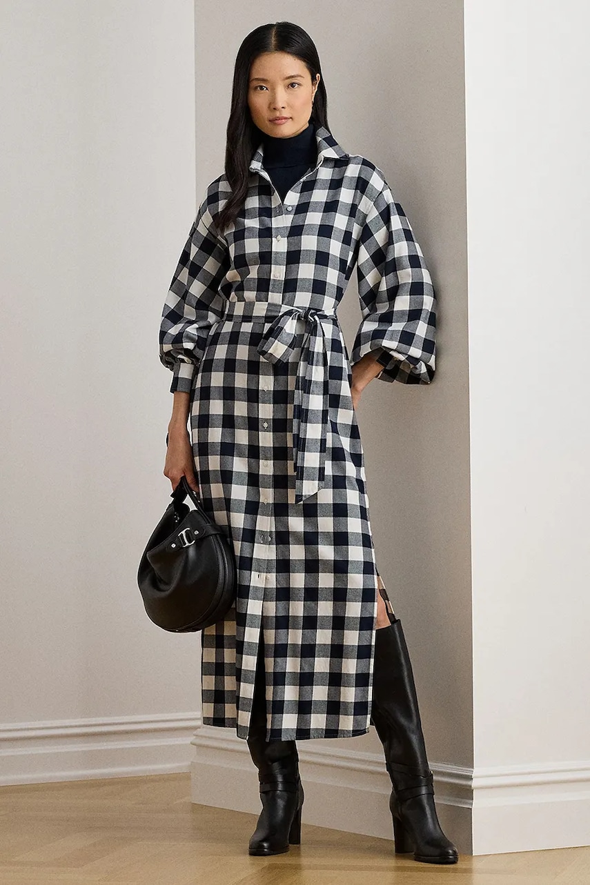 Lauren Ralph Lauren rochie din bumbac