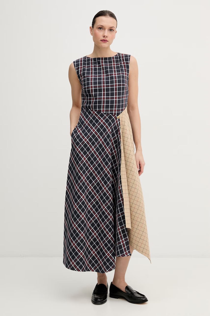 Barbour rochie din bumbac Dalbury