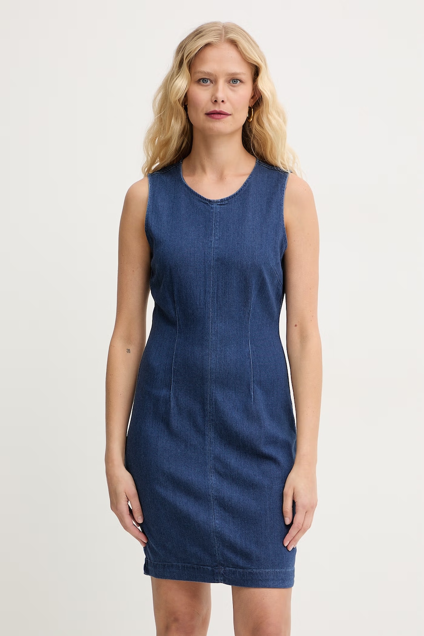 Guess rochie de vară din denim DAHLIA