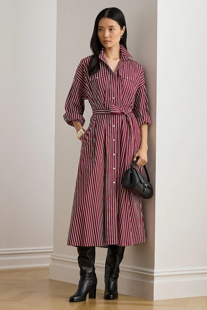 Lauren Ralph Lauren rochie din bumbac