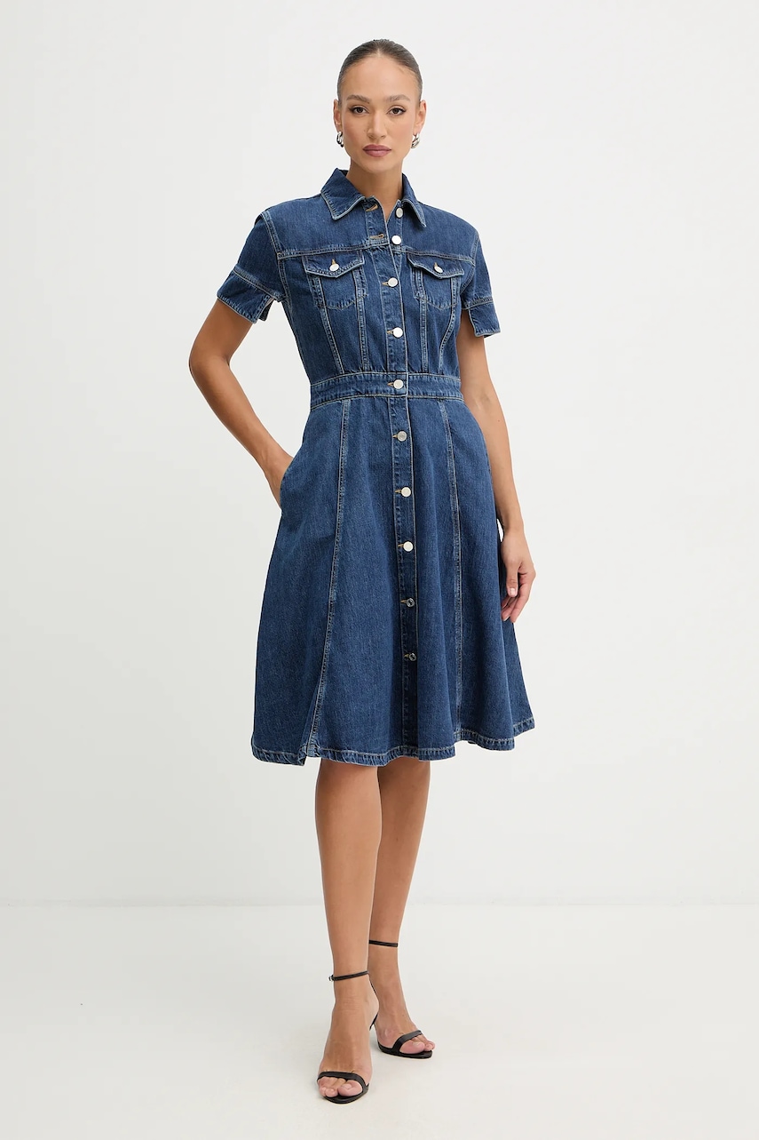 Karl Lagerfeld rochie jeans FASHION DENIM
