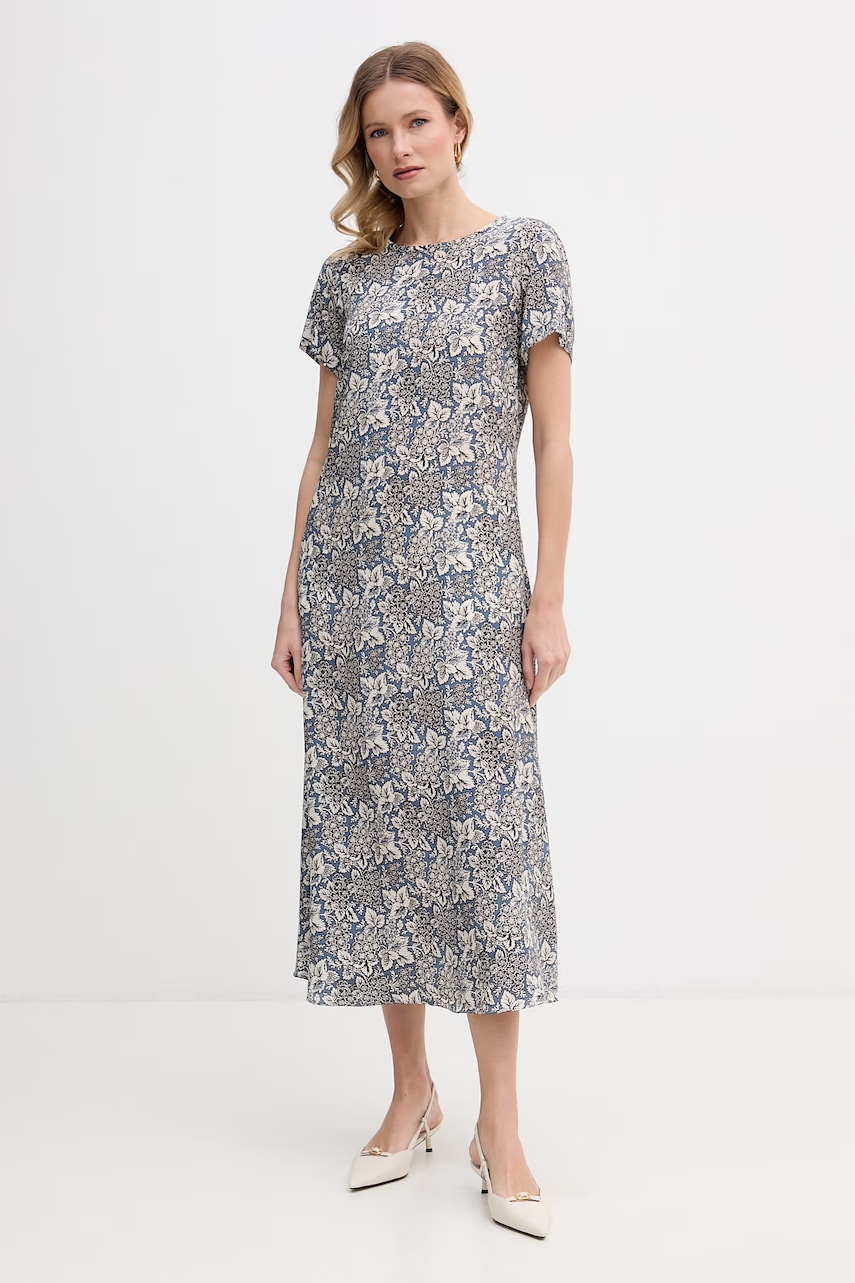 Weekend Max Mara rochie de mătase CRESPO