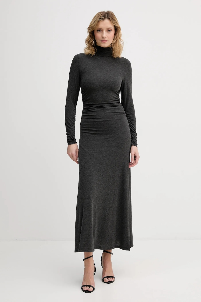Sisley rochie din amestec de mătase
